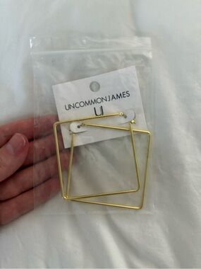 Uncommon James Girl Boss earrings LARGE GOLD